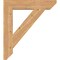 Ekena Millwork Traditional Slat Smooth Bracket, Western Red Cedar, 5 1/2"W x 32"D x 36"H BKT06X32X36TRA06SWR - alternate 2